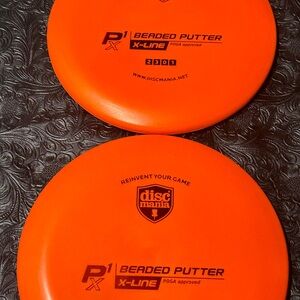 New Pair of Discmania P1X X-Line in Matching Orange & Weight 172g (Rare)